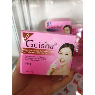 Kem geisha nám thâm mụn giảm lão hóa da vip 15g