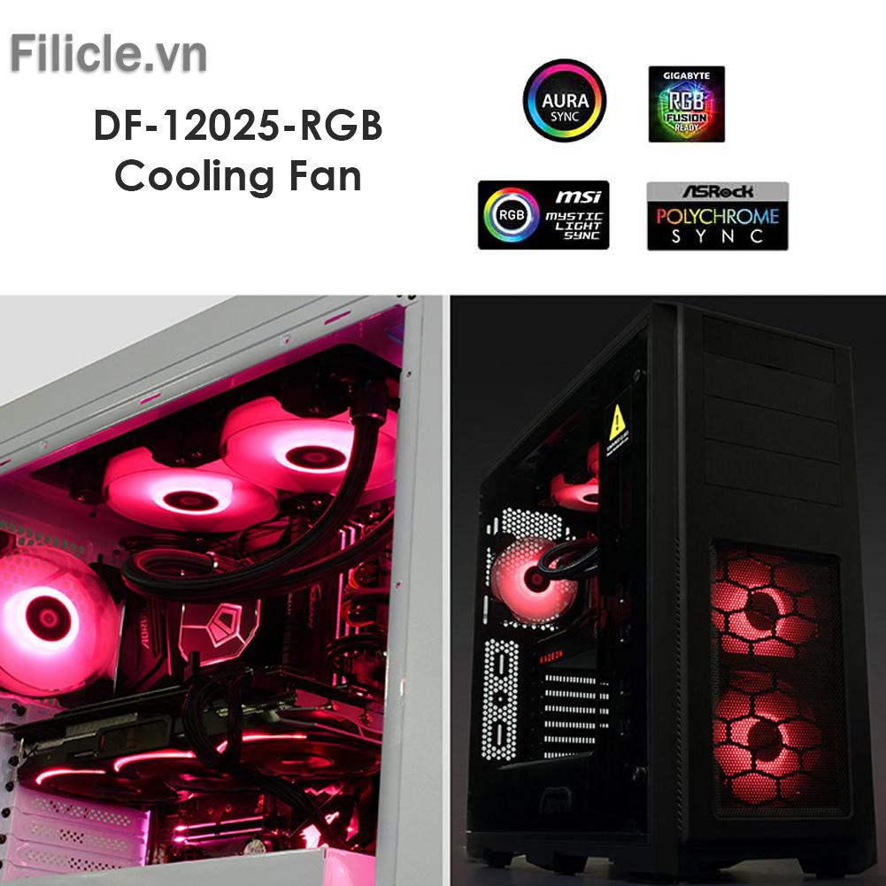 ID-COOLING Quạt Tản Nhiệt Df-12025-Rgb Pwm Pc 120mm Chất Lượng Cao