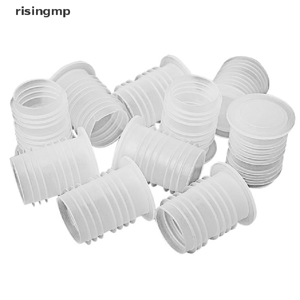 Set 10 Nút Chặn Chai Rượu Vang Bằng Thủy Tinh Tiết Kiệm Không Gian ♨Trên đó