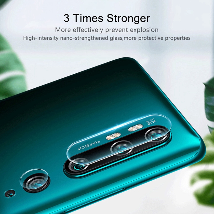 Kính Cường Lực Bảo Vệ Camera Cho Xiaomi Mi Poco X3 NFC 10T Pro Note 10 Pro 10 Lite 10 Pro 8 Lite Pocophone F1 8 Pro Max 3 A2 Lite 8se Mi8 Mi6 6x A2 Mix 2s 9d