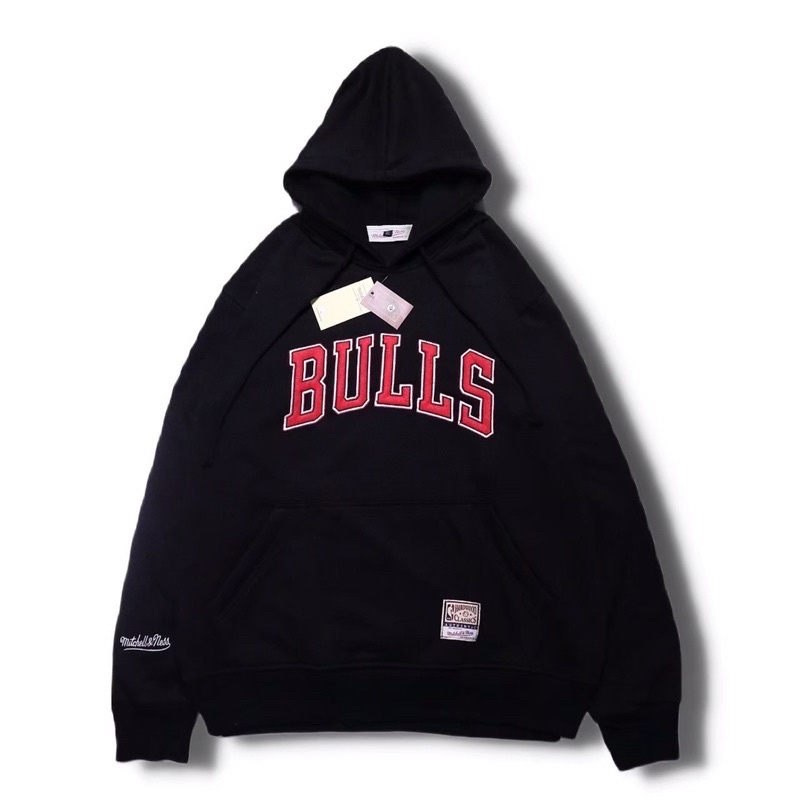 Áo Hoodie MITCHELL &NESS CHICAGO BULLS Đen