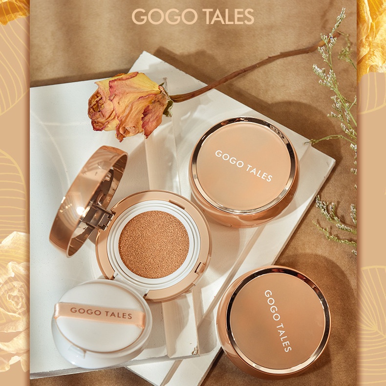 Kem Nền Gogo Tales Cushion Che Khuyết Điểm Kiểm Soát Dầu Dưỡng Ẩm Kem Nền BB Cream Không Thấm Nước Và Không Gây Bết Dính | BigBuy360 - bigbuy360.vn