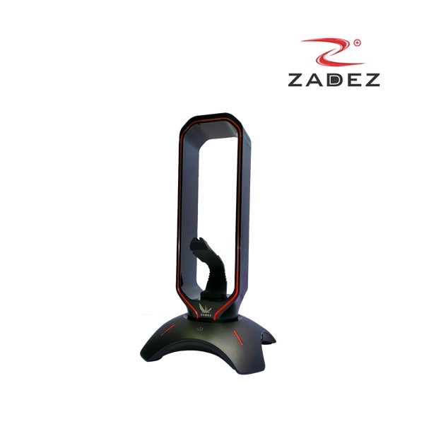 Đế Treo Tai Nghe Đèn RGB kiêm Mouse Bungee, Hub 3.0 ZADEZ ZHS-701G - Hàng Chính Hãng