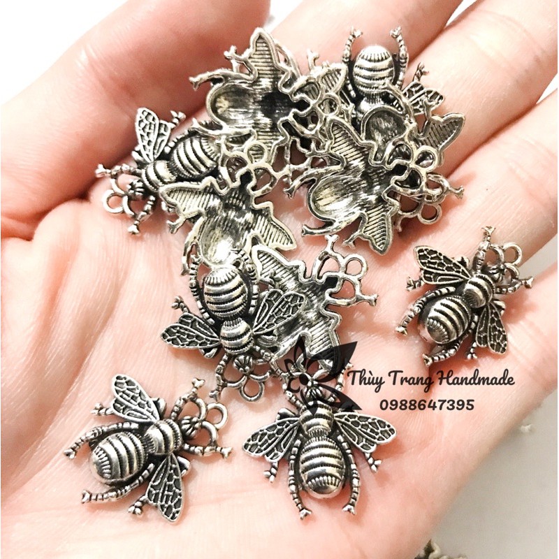 Charm Chú ong trang trí vòng tay, trang sức handmade
