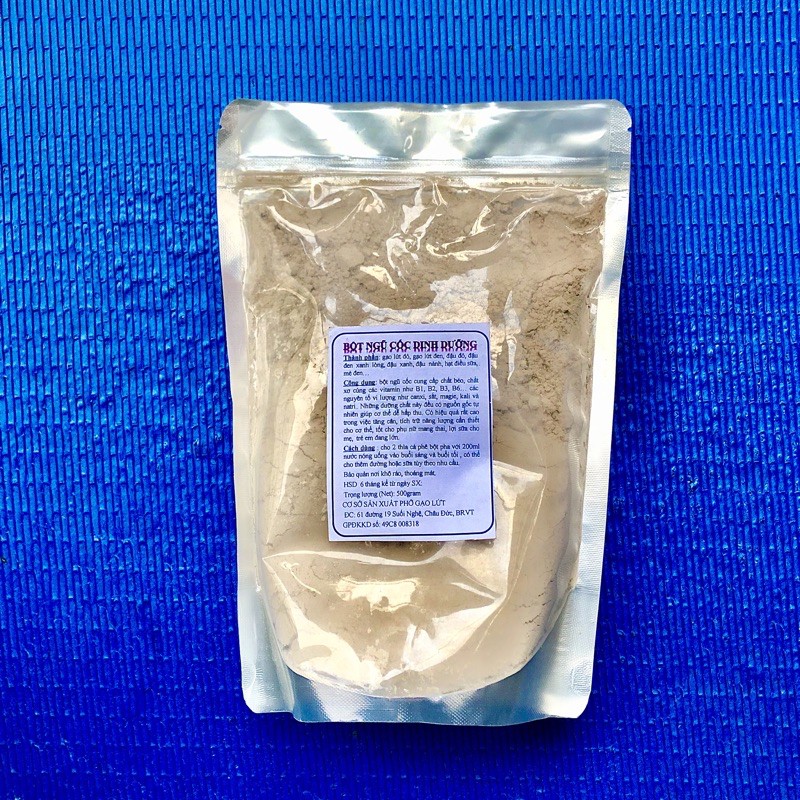 Bột ngũ cốc mè đen gạo lứt đậu 100% sạch ko phân thuốc ủ nảy mầm tăng tối đa dưỡng chất không hương liệu chất bảo quản | BigBuy360 - bigbuy360.vn