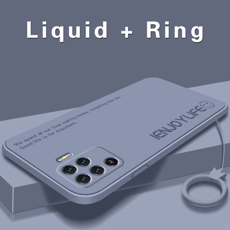 Ốp Điện Thoại Bằng Silicone Màu Trơn Cho oppo a94 4G oppo reno 5F oppo reno5 F reno 5 lite