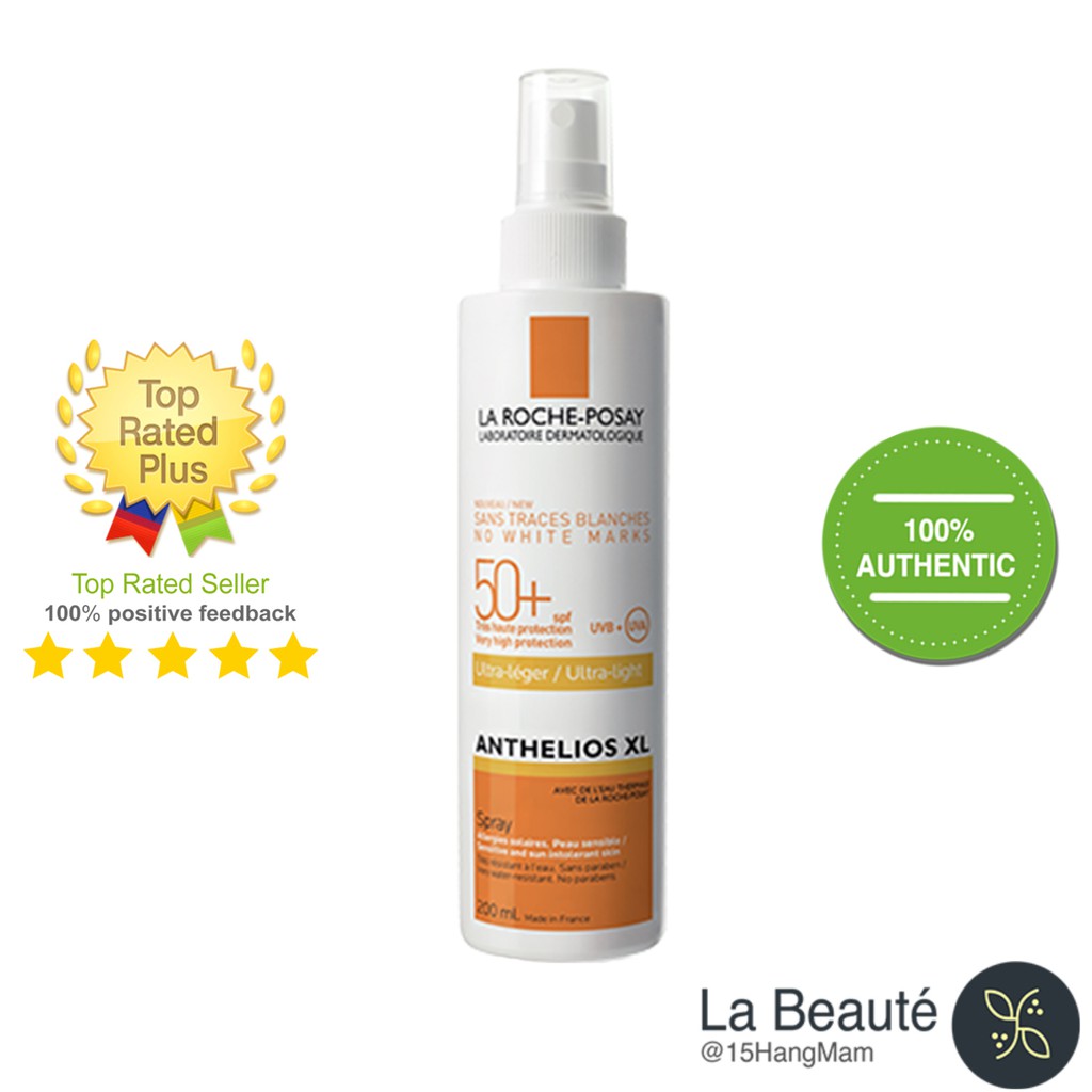 La Roche-Posay Anthelios Xl Spray Spf 50+ Ultra Uva (Ppd 32) - Xịt Chống Nắng 200ml