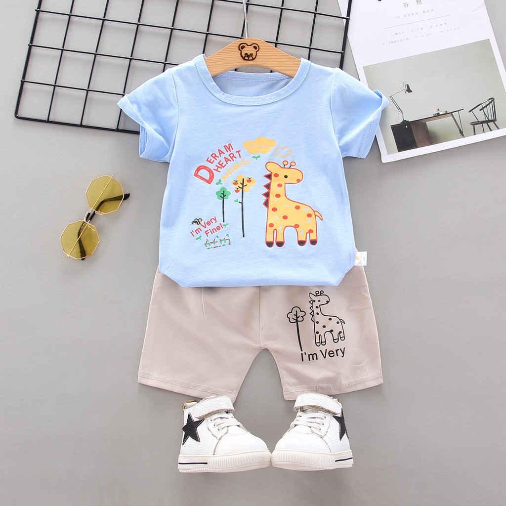 BỘ QUẦN ÁO BÉ TRAI BÉ GÁI COTTON DREAM HEART