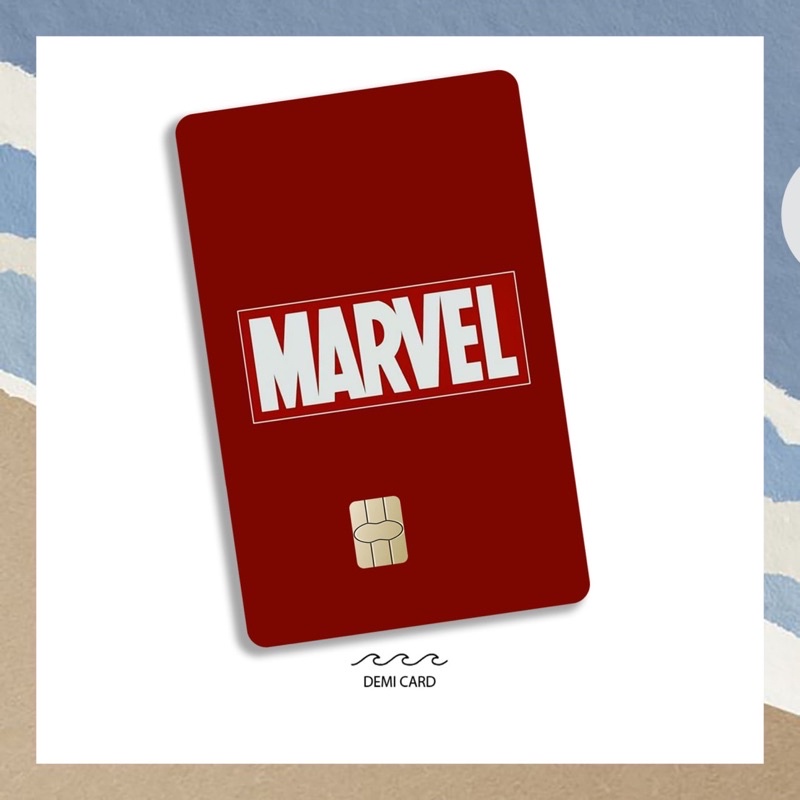 Miếng Dán Thẻ Ngân Hàng Marvel -(Dán thẻ ATM, Visa, thẻ xe, thẻ từ, thẻ chung cư)