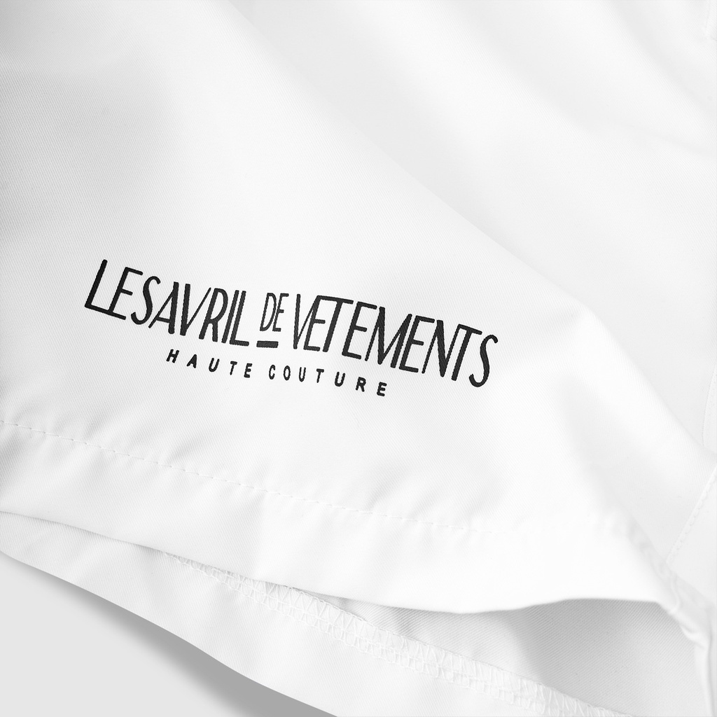 Quần ngắn Lesavril de Vetements Haute Couture White
