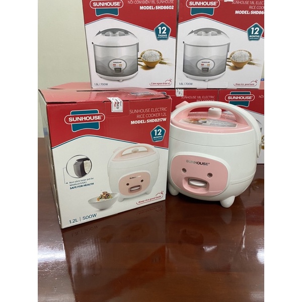 { Hàng Sunhouse Chính Hãng } SHD8217 - NỒI CƠM ĐIỆN 1.2L SUNHOUSE
