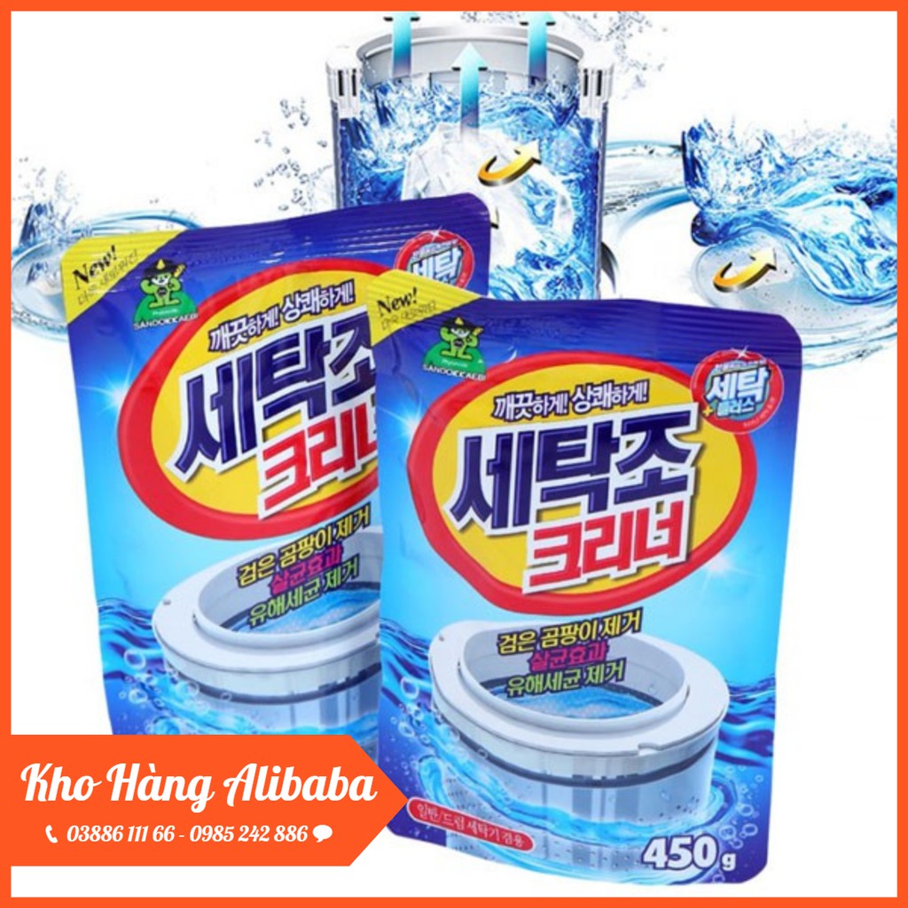 Bột Tẩy Vệ Sinh Lồng Giặt Hàn Quốc 450G