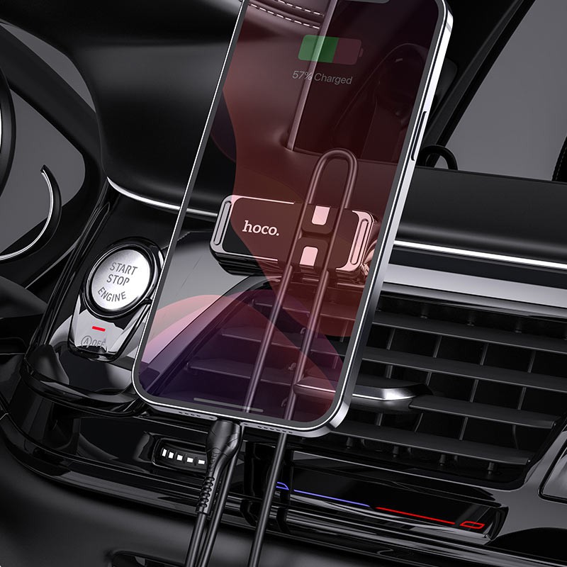 Giá đỡ từ tính HOCO CA77 kiêm cố định dây cáp cho điện thoại Dành cho điện thoại i-Phone iP Huawei Samsung Oppo