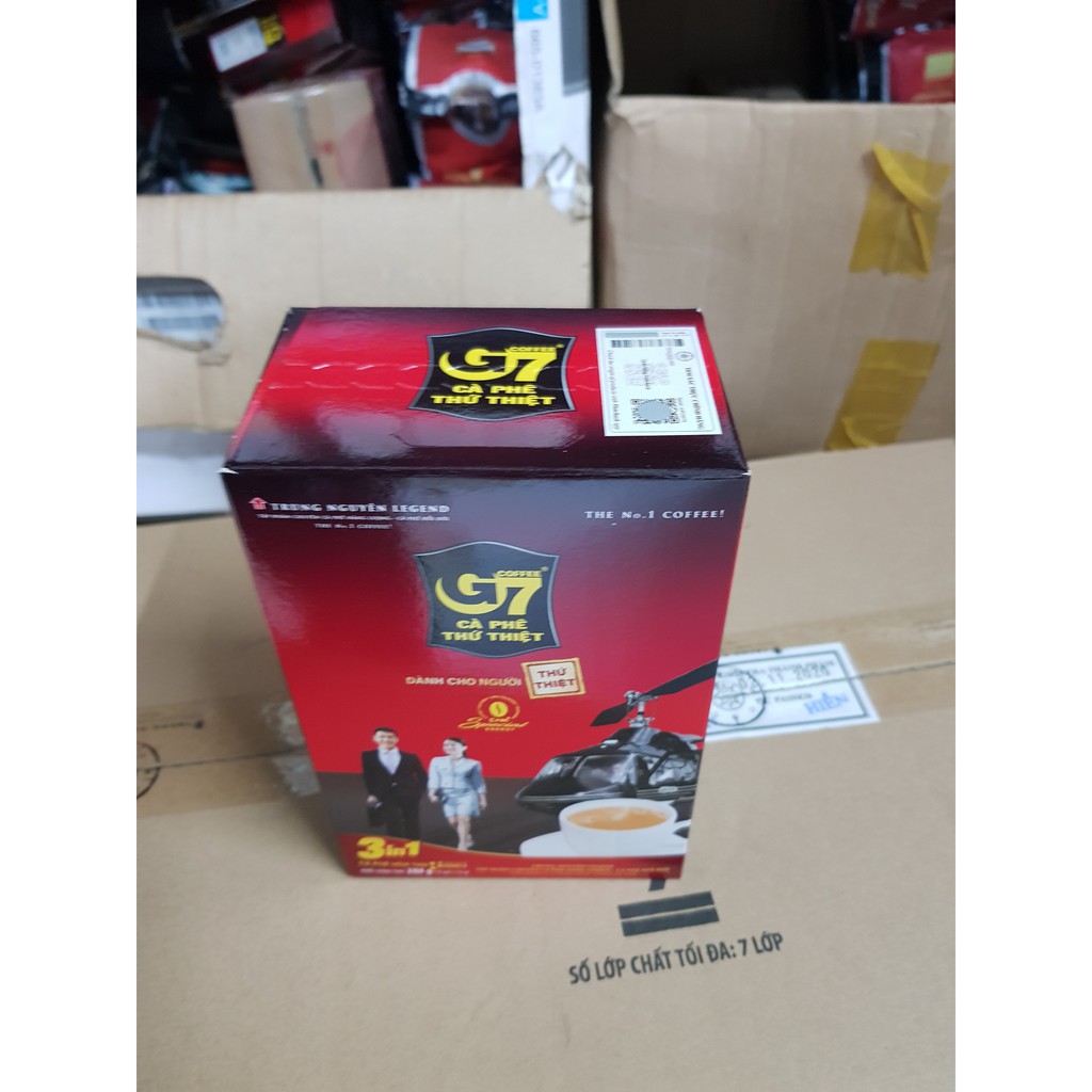 ( Combo - 2 Hộp ) Cà phê G7 3in1 hộp 18 gói + Legend Classic Hộp 12 gói Trung Nguyên