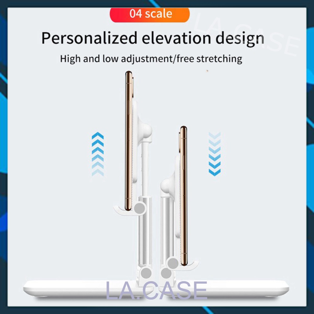 Giá đỡ điện thoại dùng để bàn thiết kế có thể gập lại và điều chỉnh đa năng [Hàng loại 1]