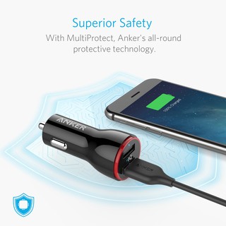 Sạc ô tô Anker 2 cổng, 24w [PowerDrive 2, 24w] model A2310