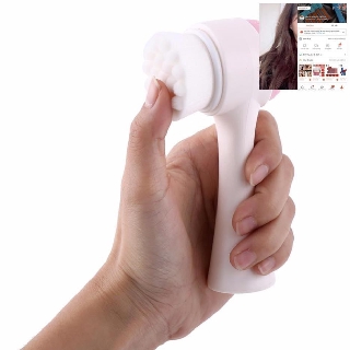 Cọ Rửa Mặt 2 Đầu Mát Xa Cực Êm