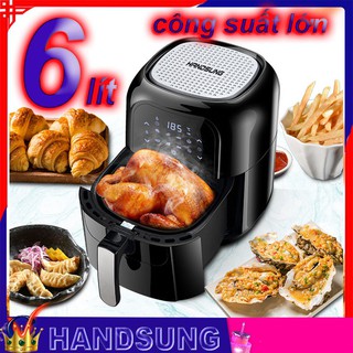 [GIẢM SÔC] NỒI CHIÊN KHÔNG DẦU HANDSUNG  ĐIỆN TỬ 6.0l SEBO HX-501A GM GM