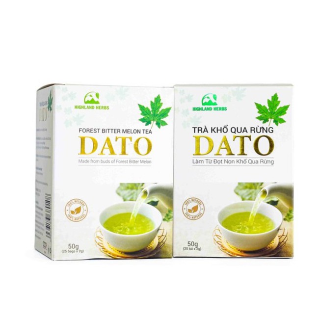 Trà túi lọc khổ qua rừng dato ngọc linh ngon 50gr/25 ocop kon tum