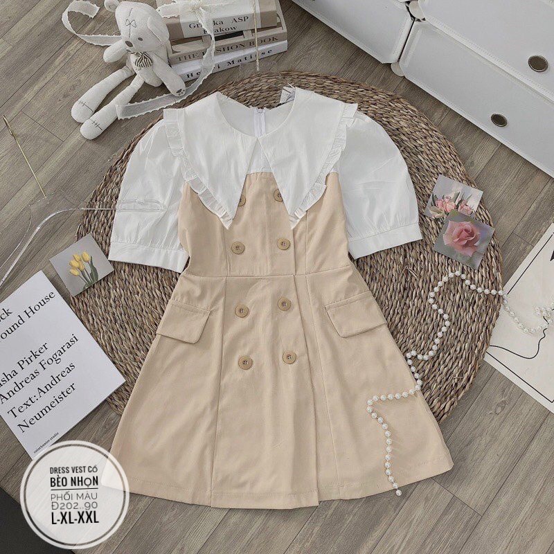 Đầm vest tiểu thư bigsize