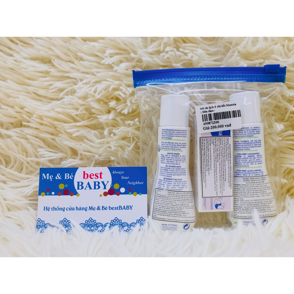 ✅Set Mustela Travel Kit cho bé