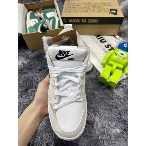 Giầy Thể Thao Dunk Low Disruspt 2 Pale Ivory Black Trắng Xám Đen |Đến Khâu