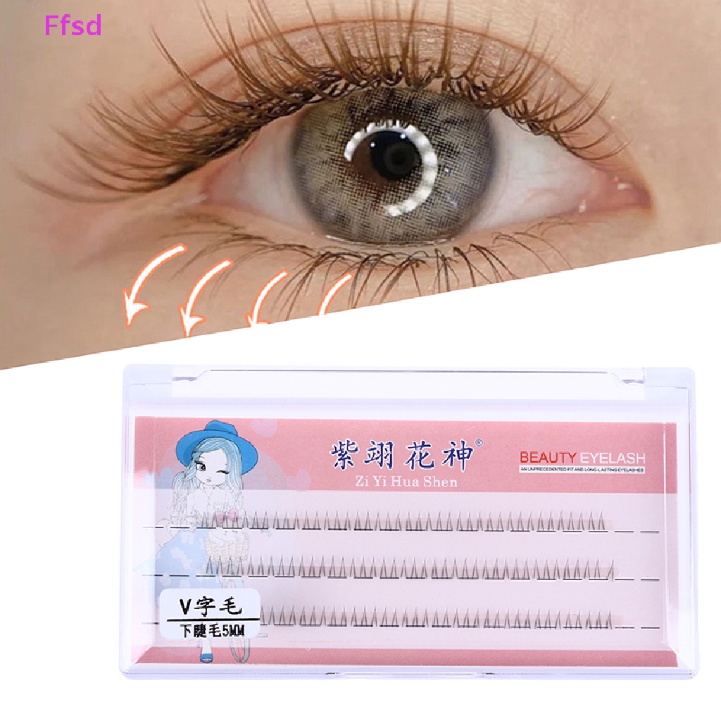 {Ffsd} Bán Chạy Lông Mi Giả Hình Chữ V Nối Mi Dưới Cá Nhân