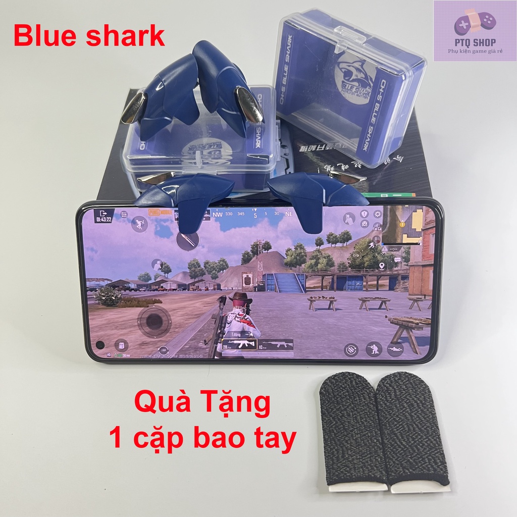 [SIÊU PHẨM ] NÚT BẮN PUBG CH-5 BLUE SHARK CAO CẤP KIM LOẠI