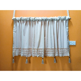 Rèm màn cửa vải canvas phong cách vintage