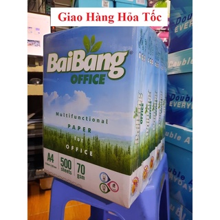 1 Thùng Giấy Bãi Bằng A4/70gsm, 1 Thùng 5 Ram, 500 Tờ/Ram - Chính Hãng ( Giá Gốc )