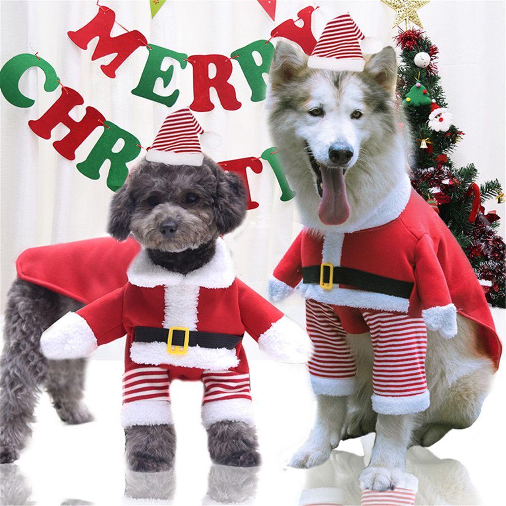 Set Đồ 2 Món Hóa Trang Ông Già Noel Cho Thú Cưng