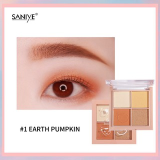 TWKB0 Bảng phấn trang điểm mắt Saniye E0430 4 màu sắc ngọt ngào 6 X05