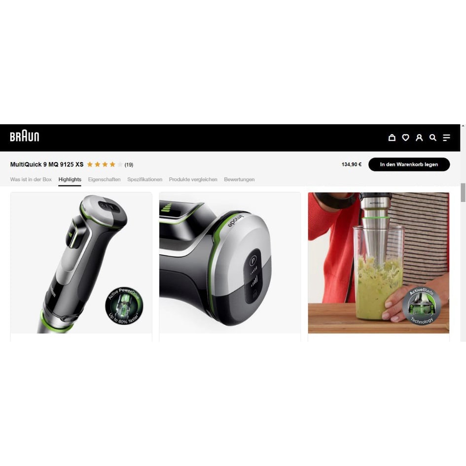 MÁY XAY CẦM TAY BRAUN MQ9125XS