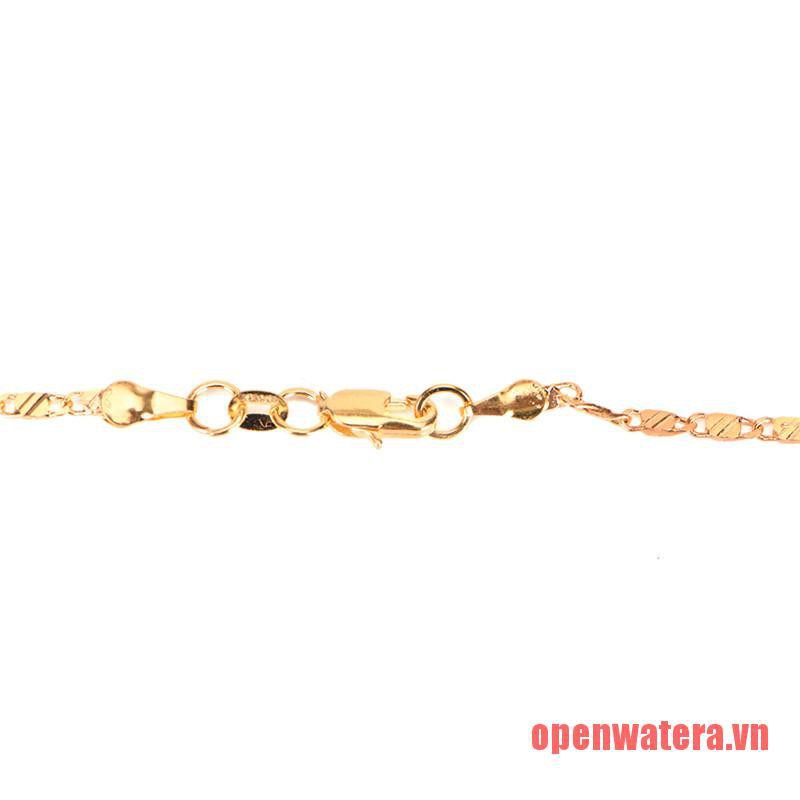 Dây chuyền nam mạ vàng 16-30 inch tùy chọn