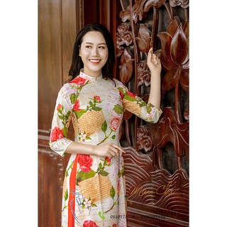 Bộ áo dài nàng thơ siêu đẹp