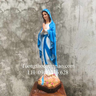 Tượng Đức Mẹ Lộ Đức 80cm Composite