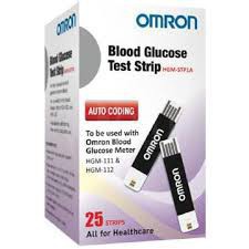 [GIẢM GIÁ] QUE THỬ ĐƯỜNG HUÝET OMRON HGM-STP1A HỘP 25 TEST