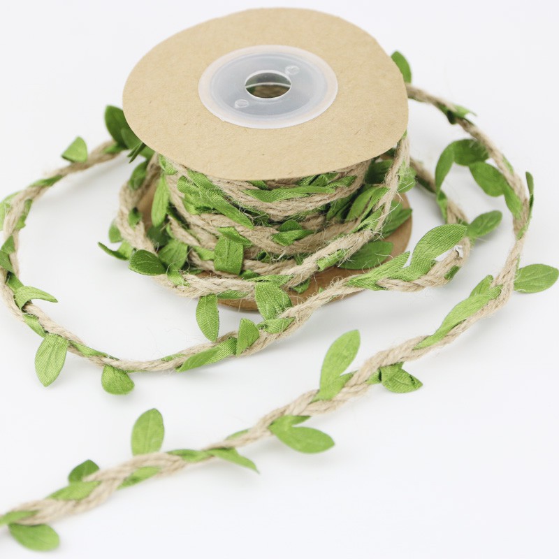 Cuộn dây ruy băng cỡ 5mm dài 5m để trang trí nhà cửa