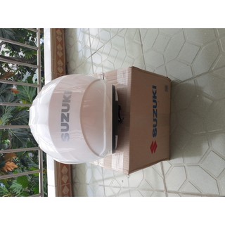 Nón bảo hiểm Suzuki (trắng) Indonesia