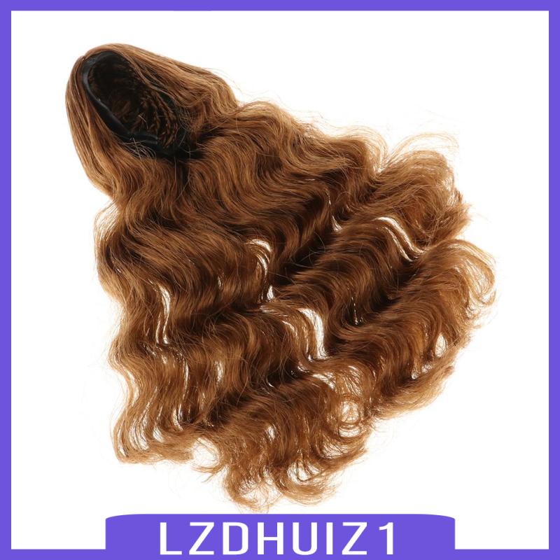 Tóc Giả Nữ Xoăn Dài Màu Đỏ Tỉ Lệ 1 / 6 Cho Mô Hình Nhân Vật Nữ 12 INCH