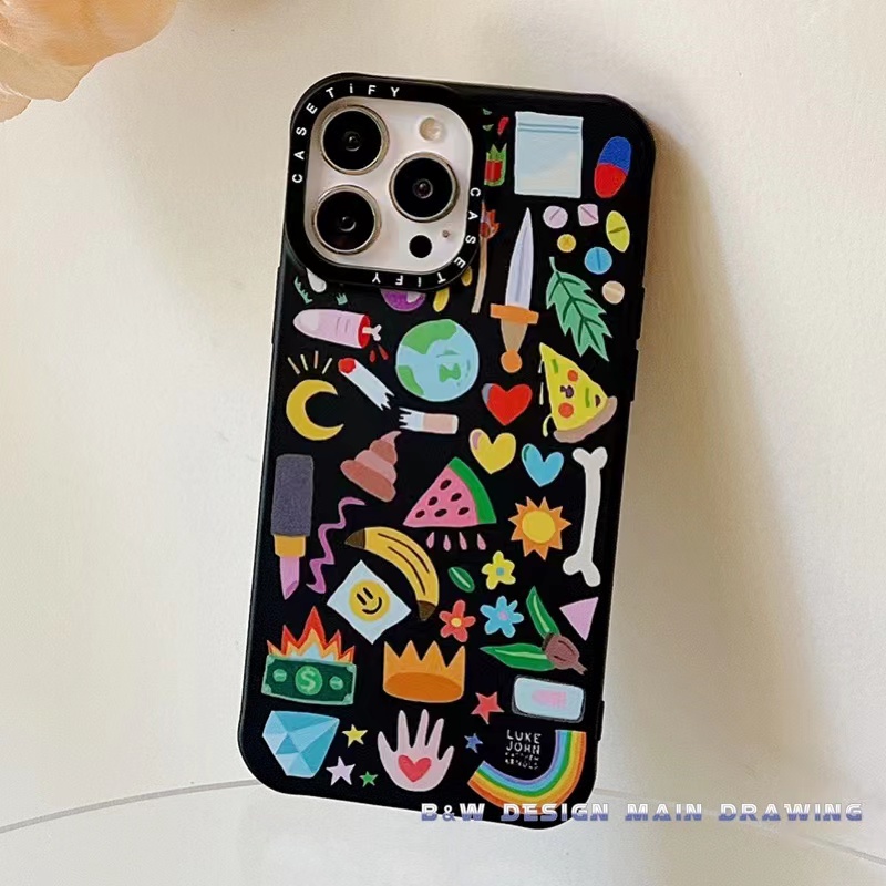 Ốp Điện Thoại Silicon Mềm Chống Sốc Màu Cầu Vồng Cho iPhone 14 13 12 11 Pro MAX XR IX XS MAX 7 8 Plus