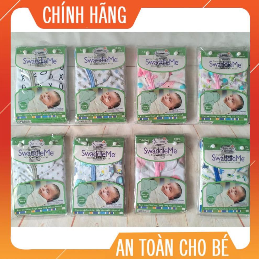 Ủ kén Summer Swaddle Me cho trẻ sơ sinh hàng loại 1, chuẩn tem mác