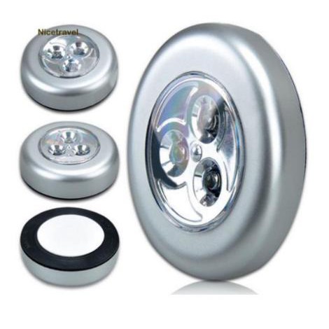 Đèn LED chạm cảm ứng - dán tường, tủ quần áo, đầu gường, tủ bếp, trần nhà ... chạy Pin AAA