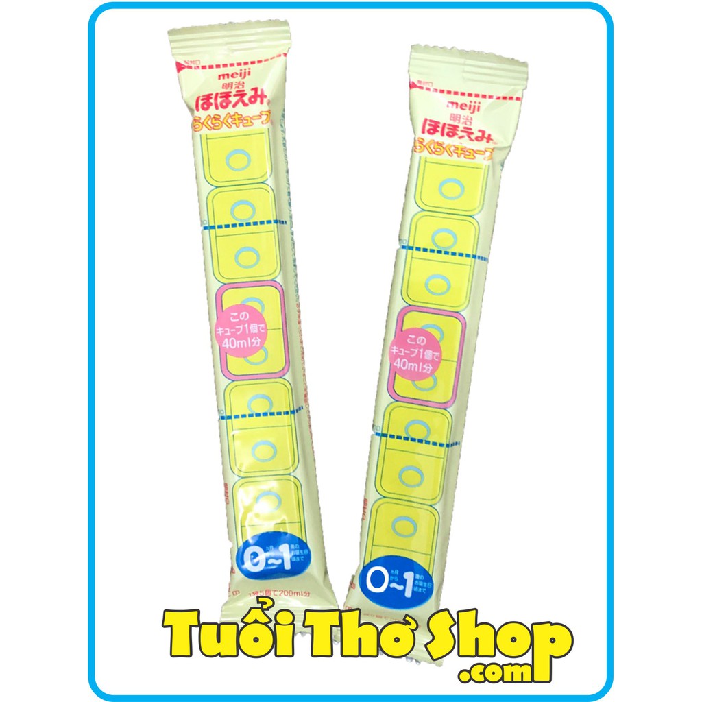 [COMBO 4 THANH 27G] Meiji nội địa Nhật dạng thanh số 0