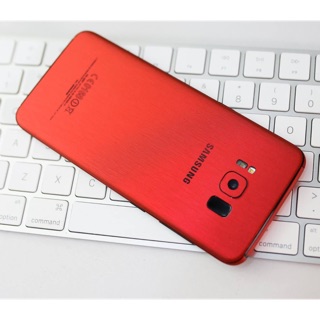 Skin Dán Samsung Đỏ Xước