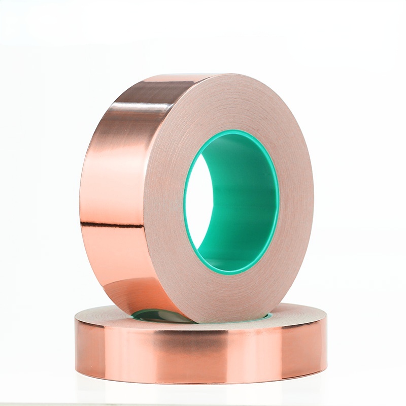 Cuộn Băng Keo Hai Mặt Bằng Lá Đồng 5mm-30mm Chất Lượng Cao