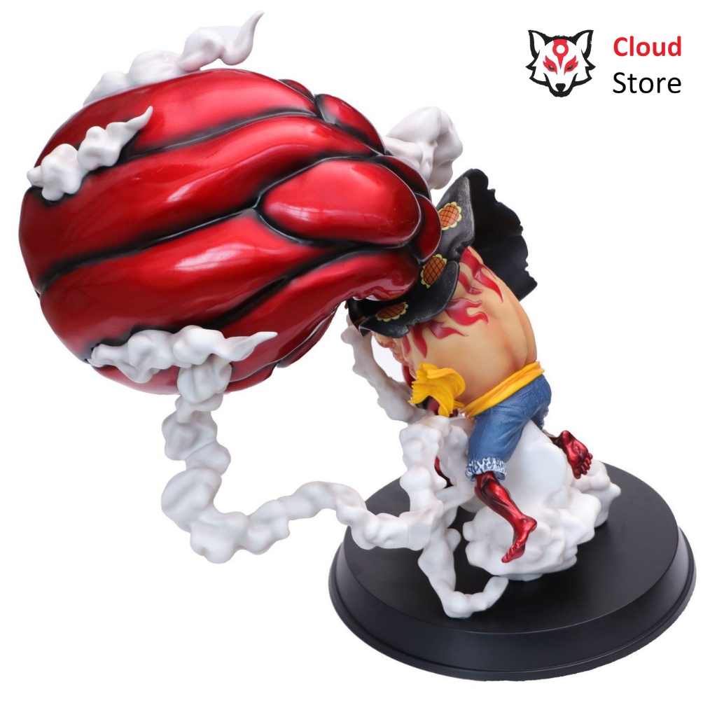 Mô hình One Piece Luffy gear 4 chính hãng cao cấp CLOUD STORE cao 25cm, nhân vật anime, figure one piece