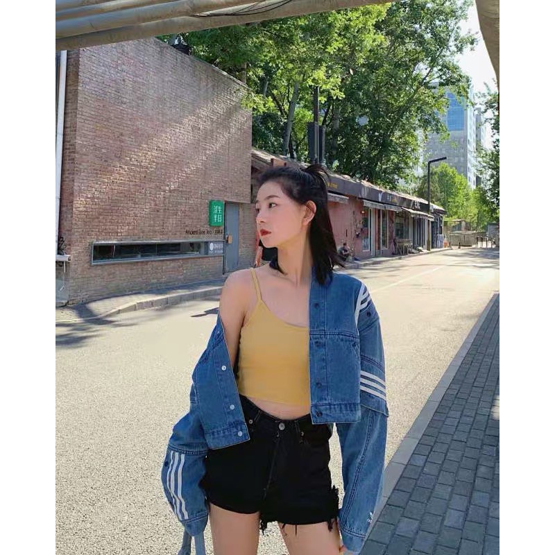 Jennie blackpink Áo Khoác Jeans Thời Trang Dành Cho Nữ