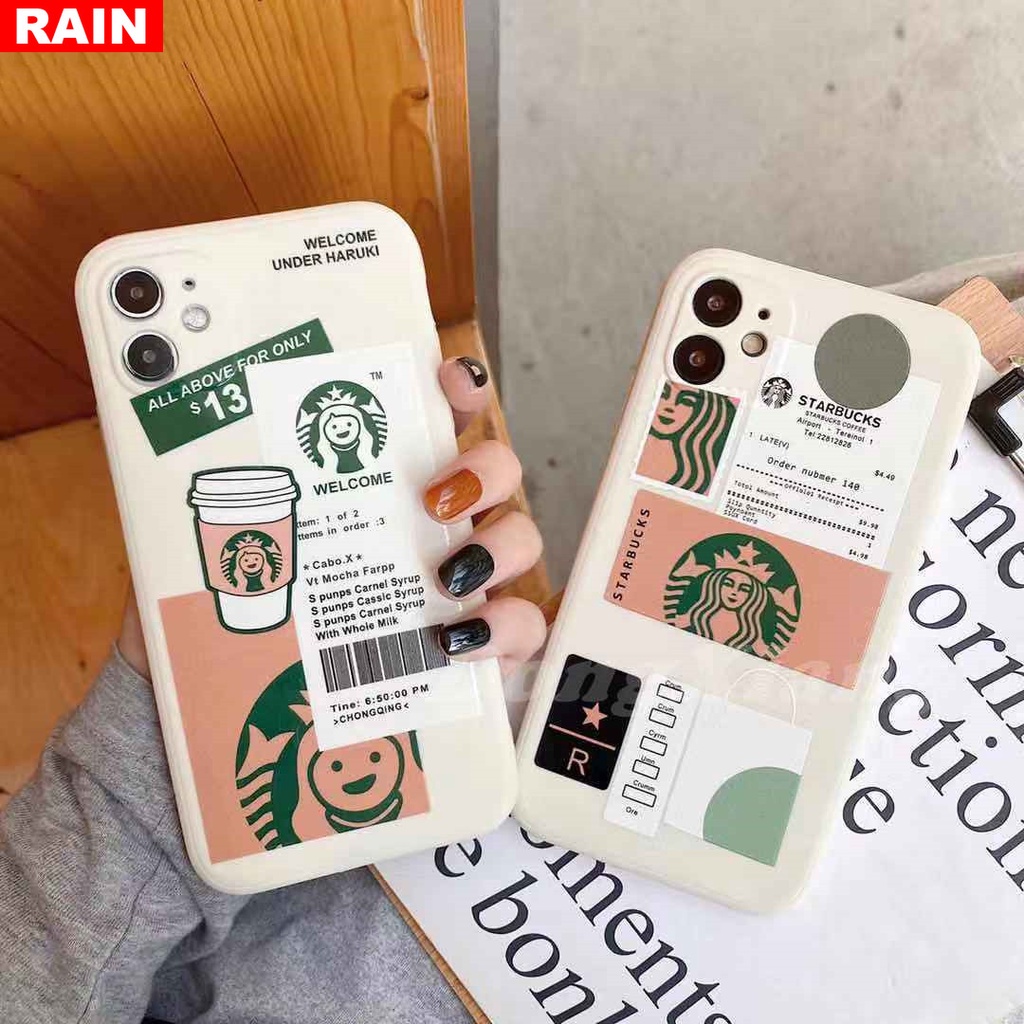 Ốp điện thoại TPU dẻo in logo Starbucks cho REALME 8 PRO 7I 6I 6 5 5I REALMEC25 C15 C11 2021 C3 C12 C17 NARZO 20 PRO NARZO 30A