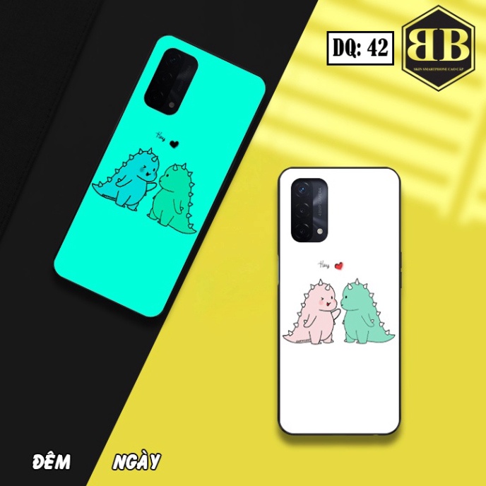 Ốp lưng kính Dạ Quang Oppo A74 4G / F19 phát sáng trong đêm đẹp-lạ